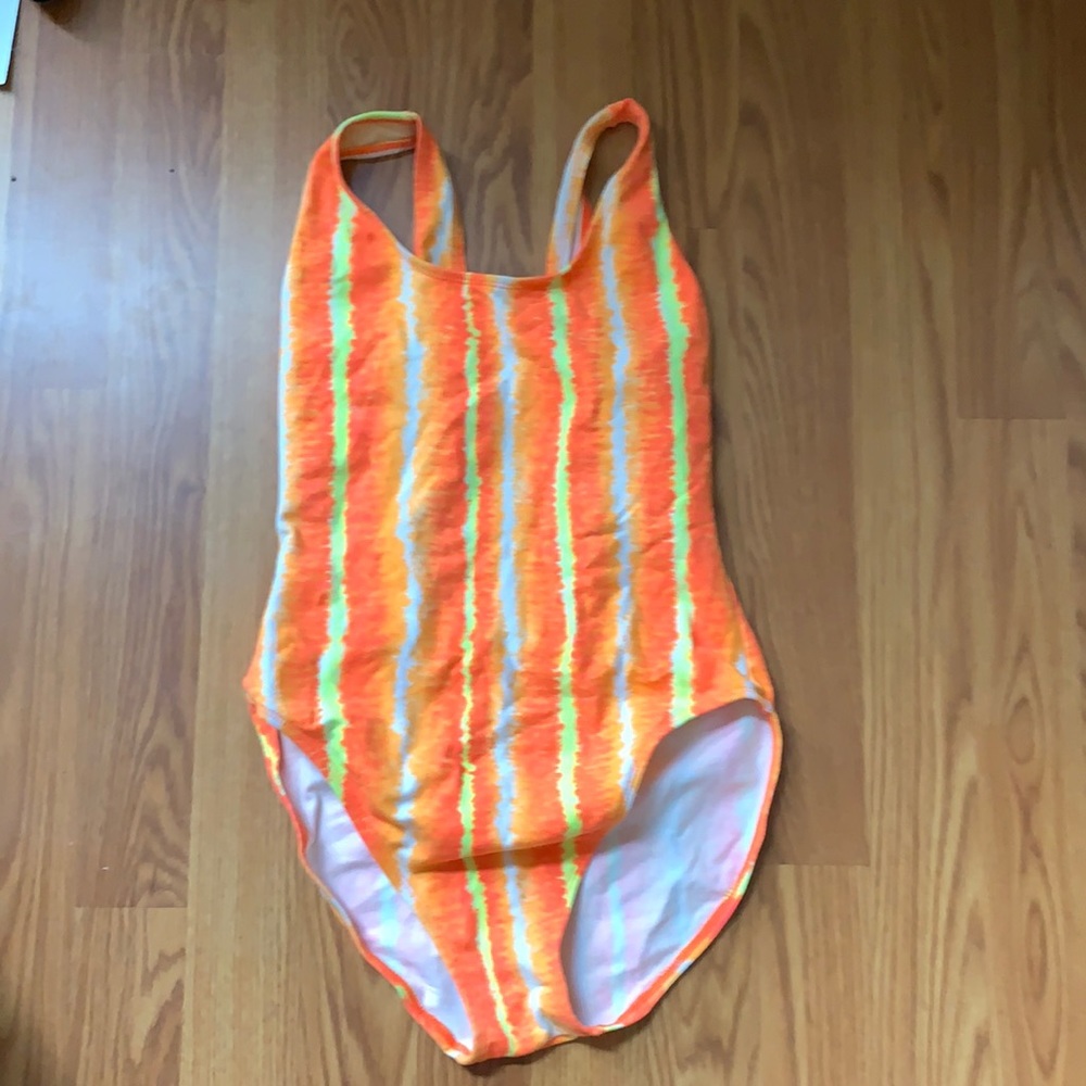 one piece swimsuit with low back. size 9-10